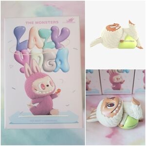 Labubu NIB Lazy Yoga Series Lay Down Figure THE MONSTERS Pop Mart